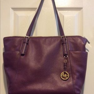 ~SOLD~. Michael Kors Tote - Plum